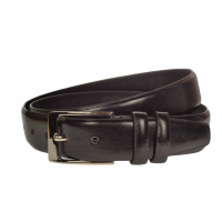 Curea barbati, casual-eleganta, din piele ecologica, latime 3.5 cm, negru - NB026